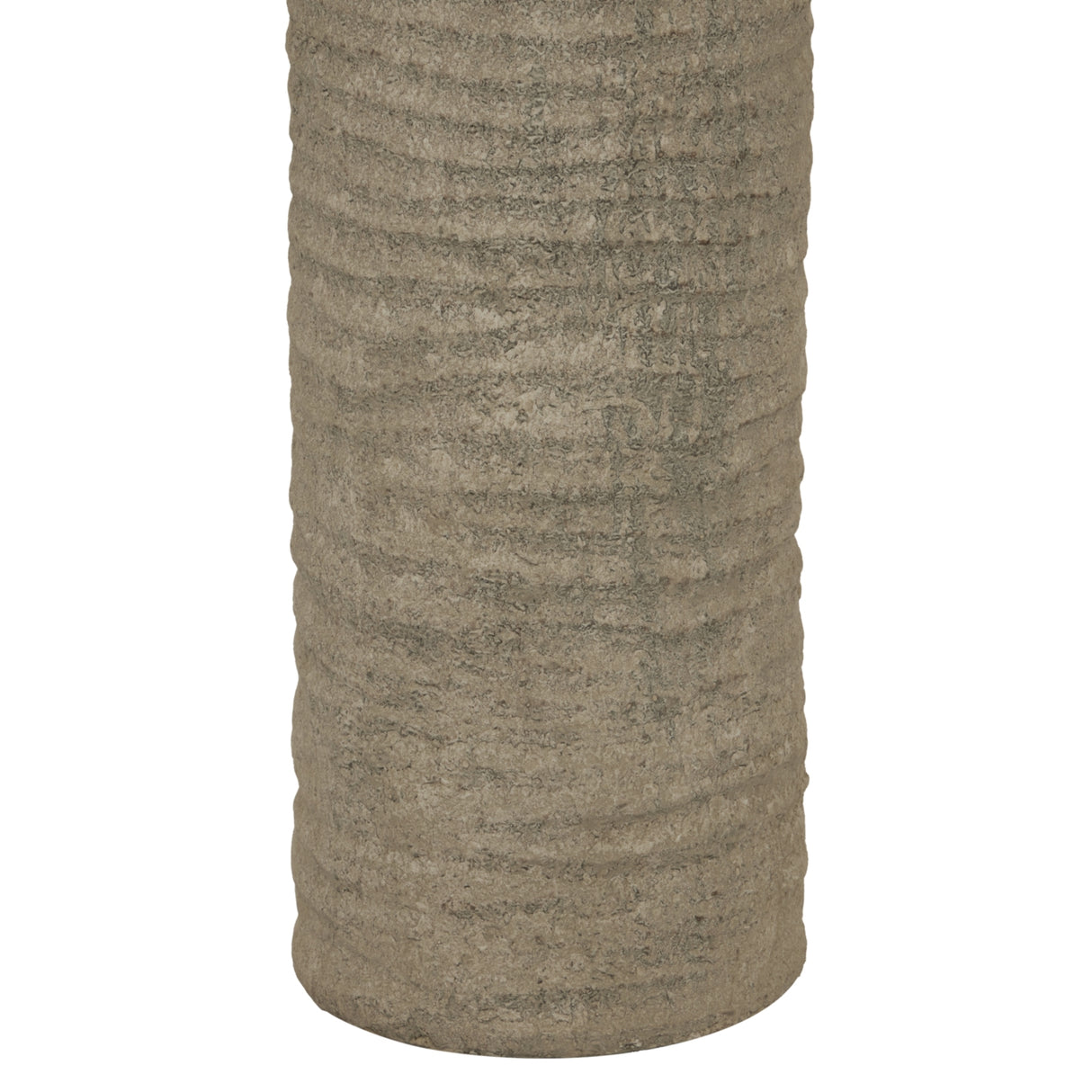Tall Tuscan Ceramic Lamp with Linen Shade