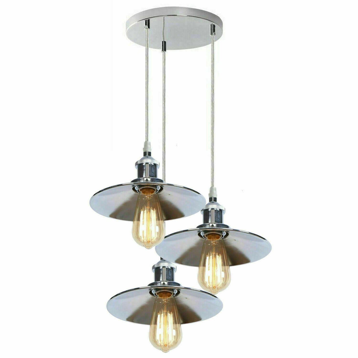 Isabella Ceiling Light Trio in Chrome