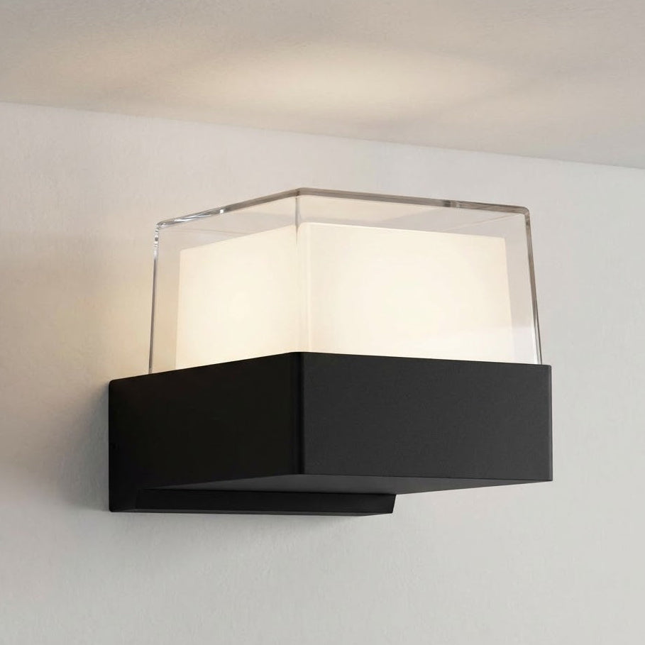 Aveline Outdoor Wall Light in Black