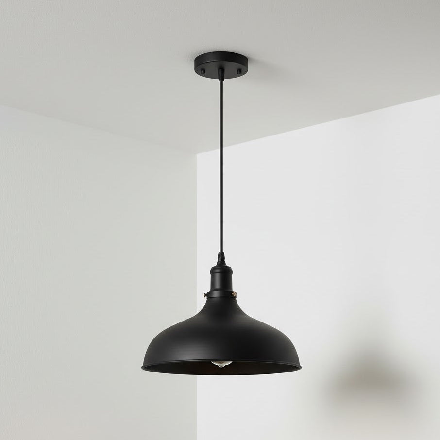 Axle Ceiling Pendant Light in Black
