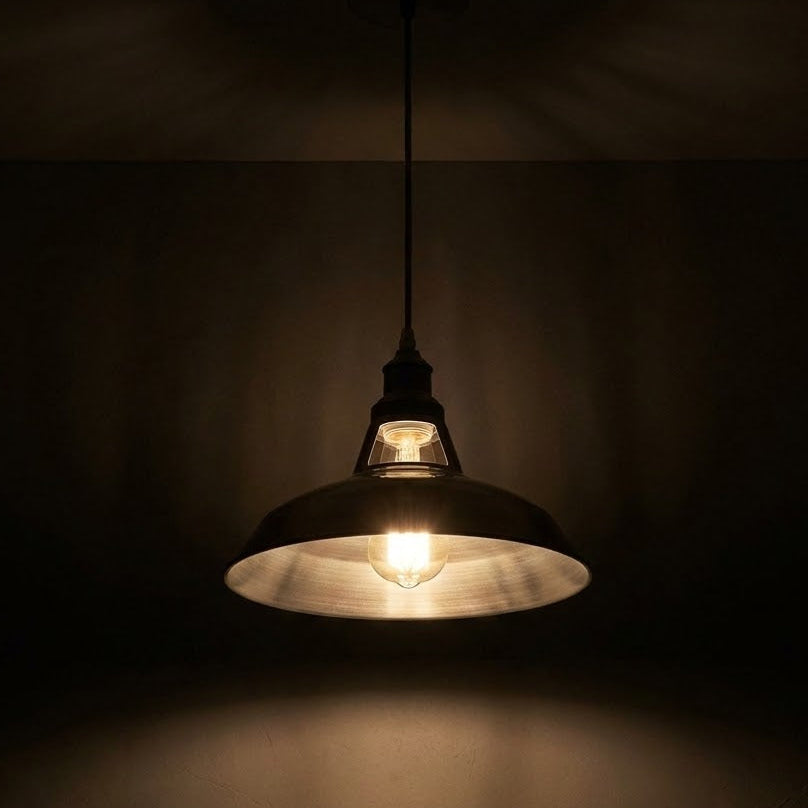 Brenner Ceiling Pendant Light in Satin Nickel