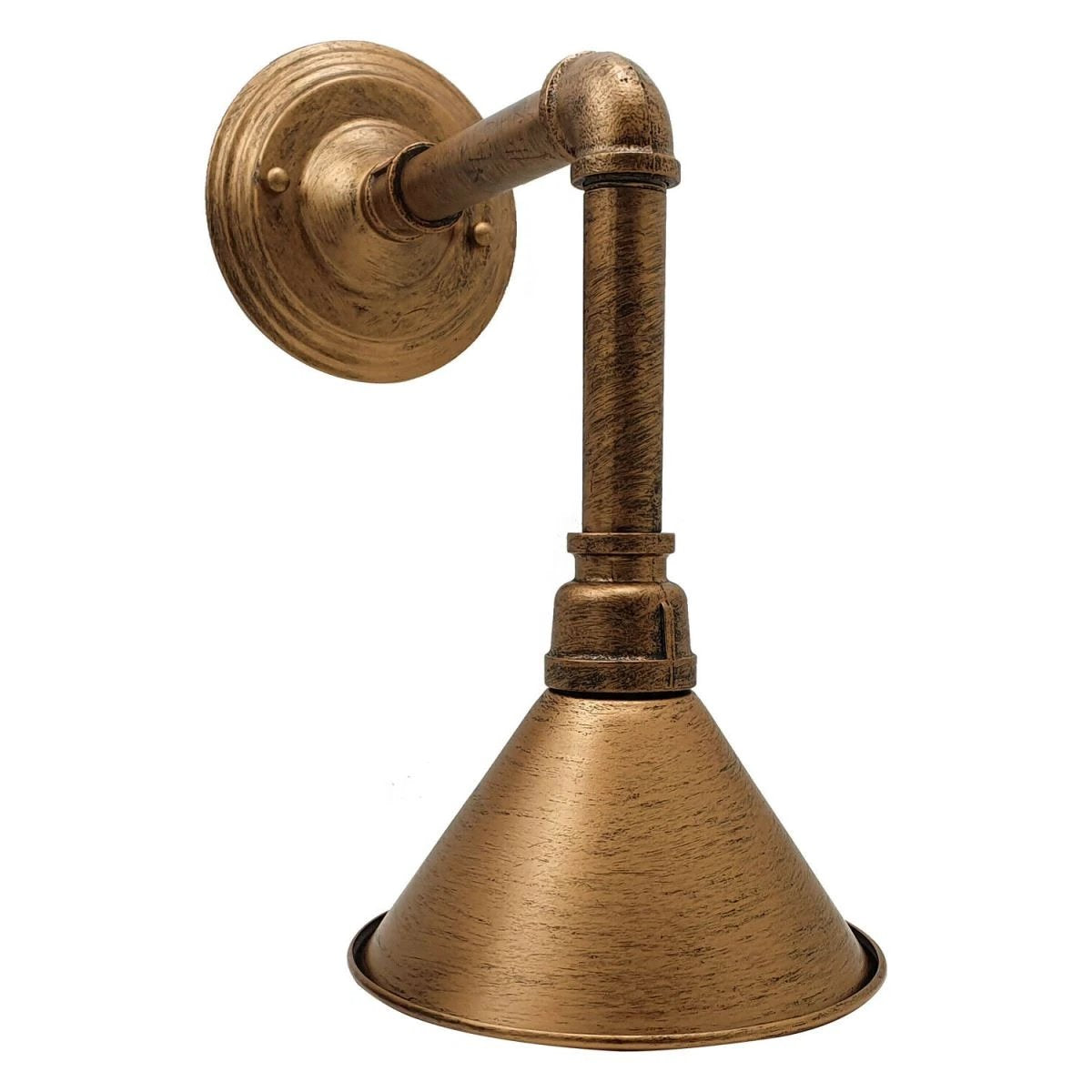 Patina Cone Shade Wall Sconce