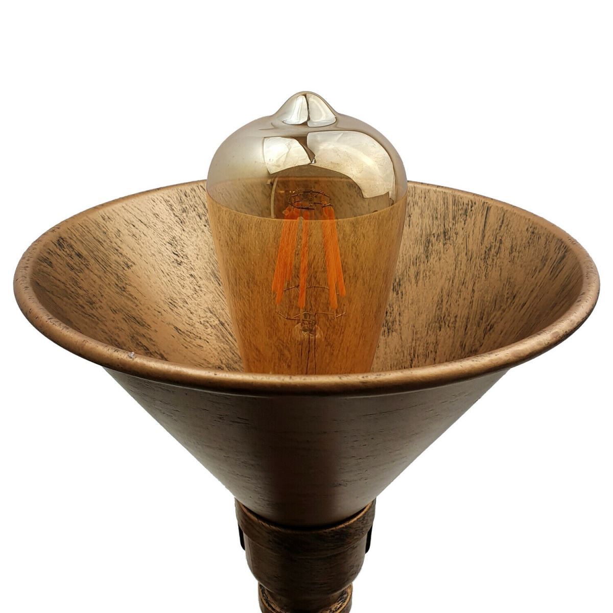 Patina Cone Shade Wall Sconce