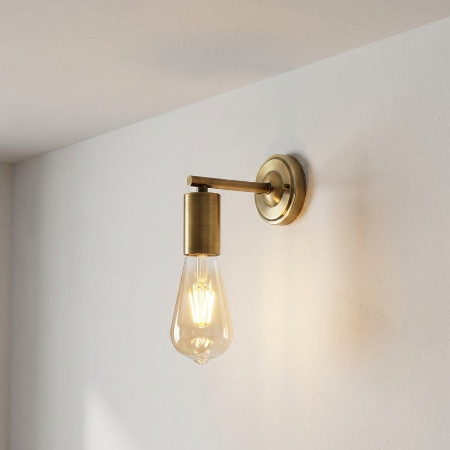 Elion Wall Sconce in Yellow Brass