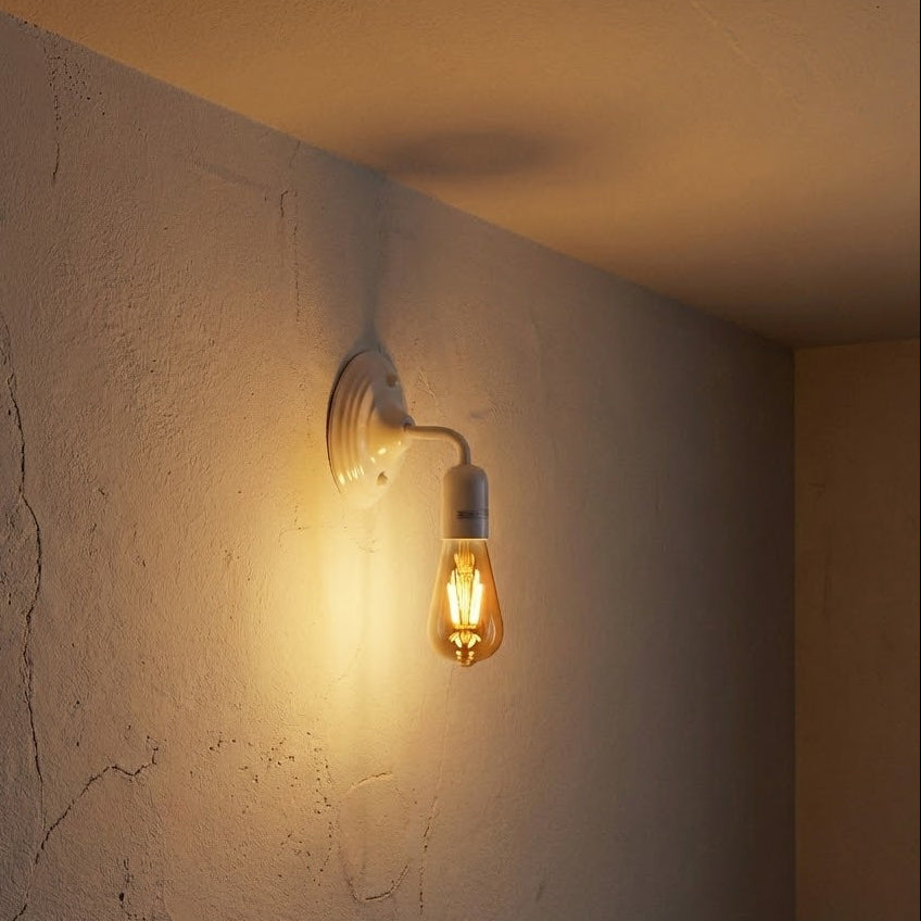 Elowen Wall Sconce in Polished White
