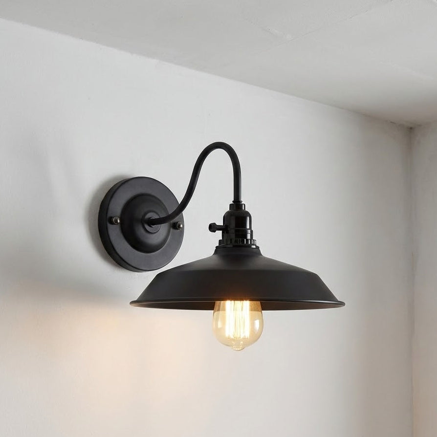 Raven Wall Light in Black