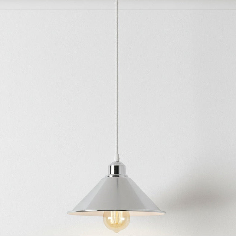 Aliyah Cone Pendant Ceiling Light in Chrome