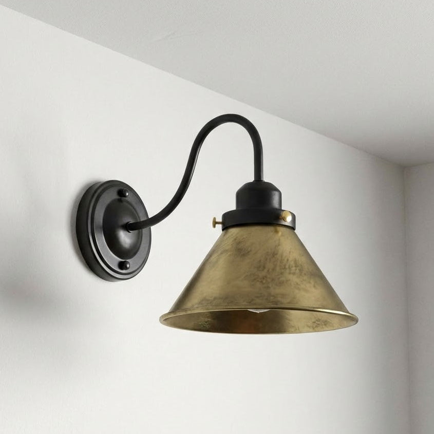 Tuscany Wall Sconce in Olive Green Brass