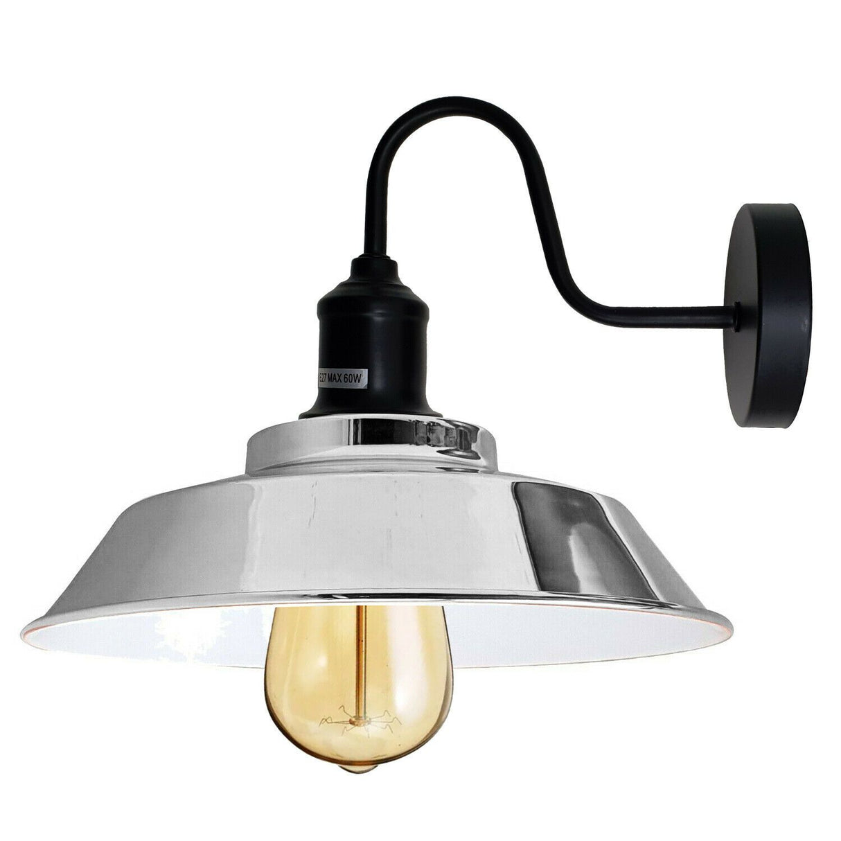 Beckett Wall Sconce Light in Chrome