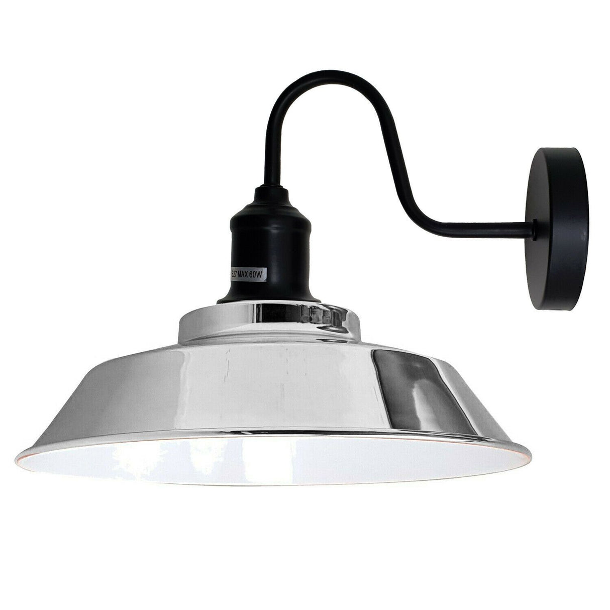 Beckett Wall Sconce Light in Chrome