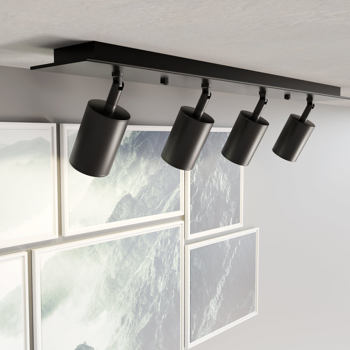 Lina Adjustable LED Spotlight Ceiling Light in Matte Black – 2 to 5 Way Options