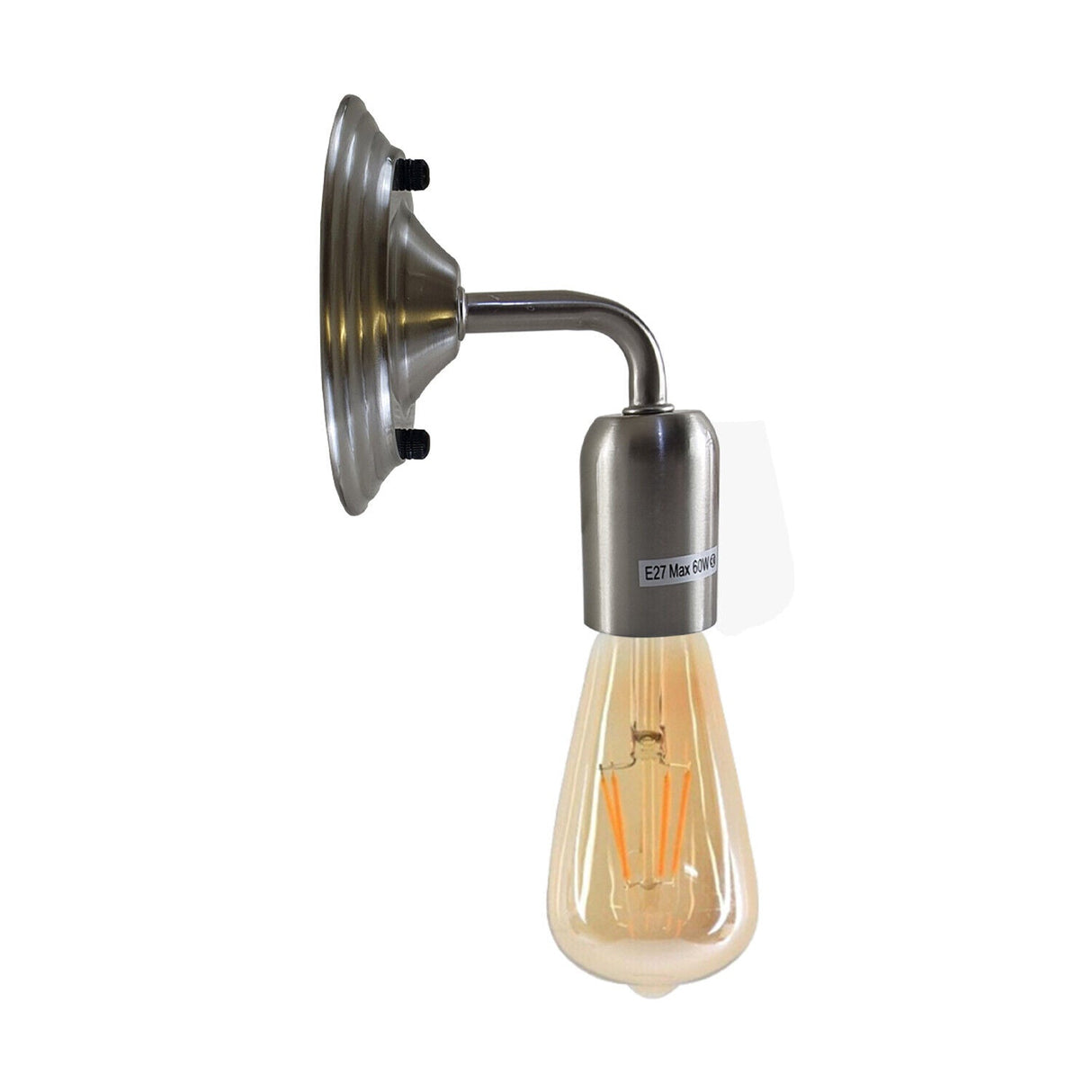 Beaumont Polished Wall Sconce in Satin Nickel
