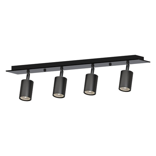 Lina Adjustable LED Spotlight Ceiling Light in Matte Black – 2 to 5 Way Options