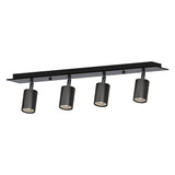 Lina Adjustable LED Spotlight Ceiling Light in Matte Black – 2 to 5 Way Options