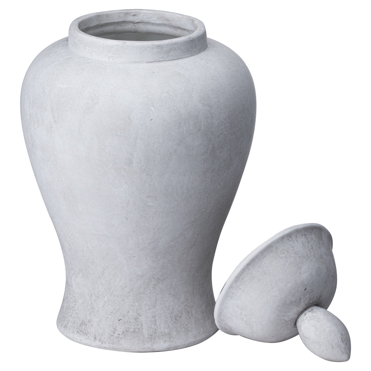 Darcy Large Ginger Jar in Stone