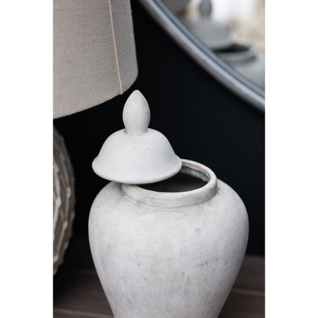 Darcy Ginger Jar in Stone