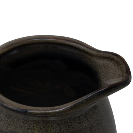 Olpe Ceramic Vase in Olive