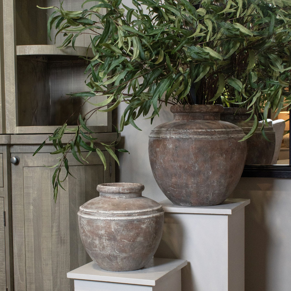 Siena Urn Planter Pot in Terracotta