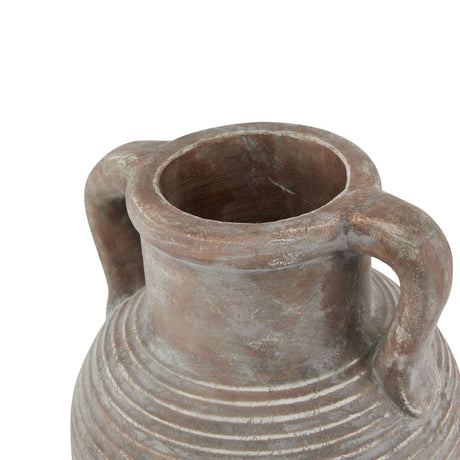 Siena Large Amphora Urn Pot in Antique Clay