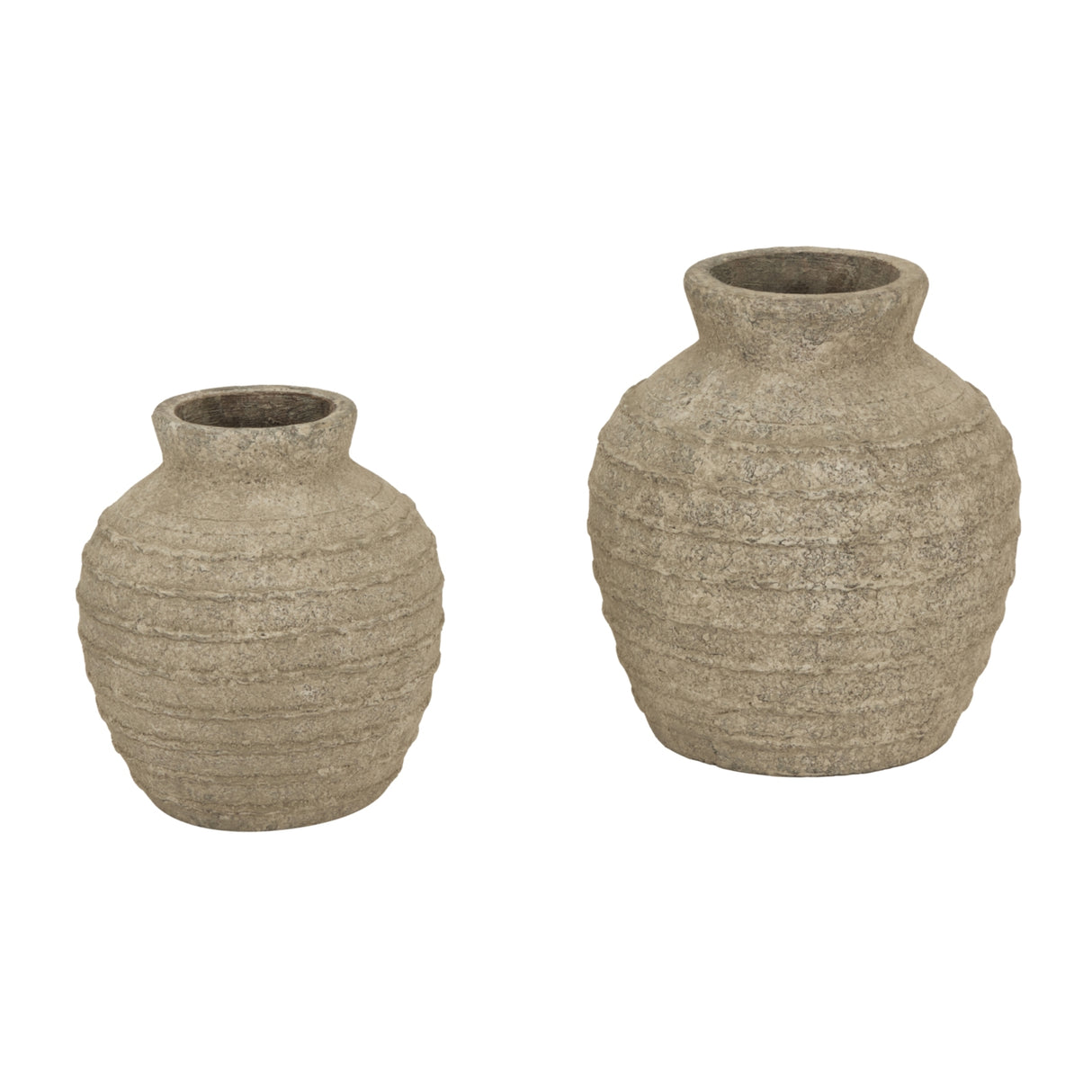 Large Rhodes Weathered Stone Vase
