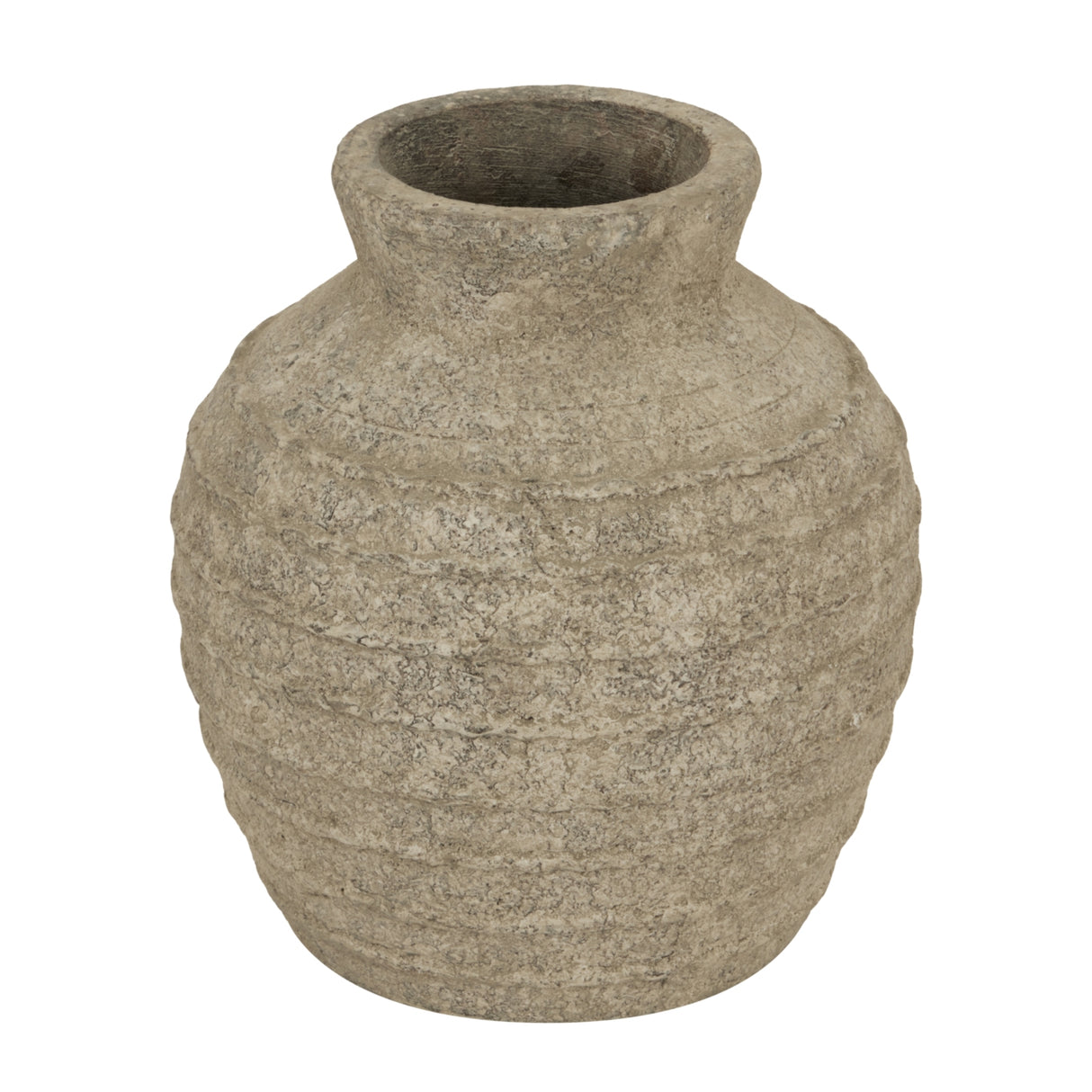 Large Rhodes Weathered Stone Vase