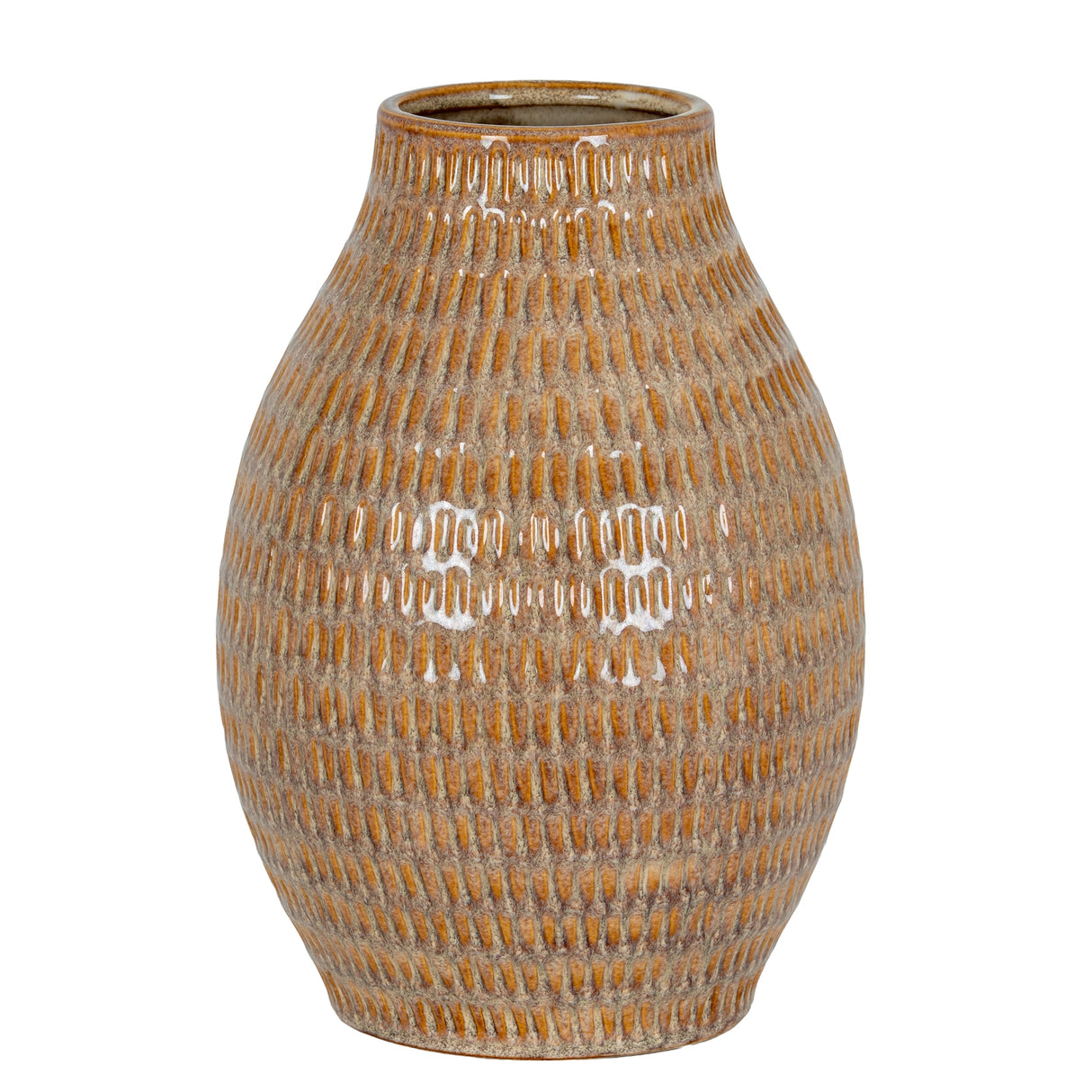Sabbia Medium Textured Vase in Sand