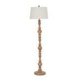 Meyers Floor Lamp With Edged Linen Shade