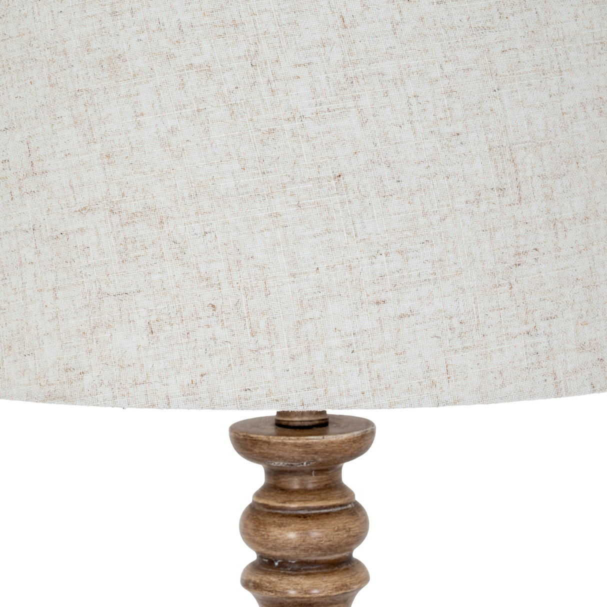 Meyers Floor Lamp With Edged Linen Shade