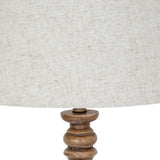Meyers Floor Lamp With Edged Linen Shade