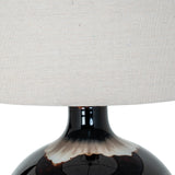 Sepia Shadows Table Lamp With Linen Shade