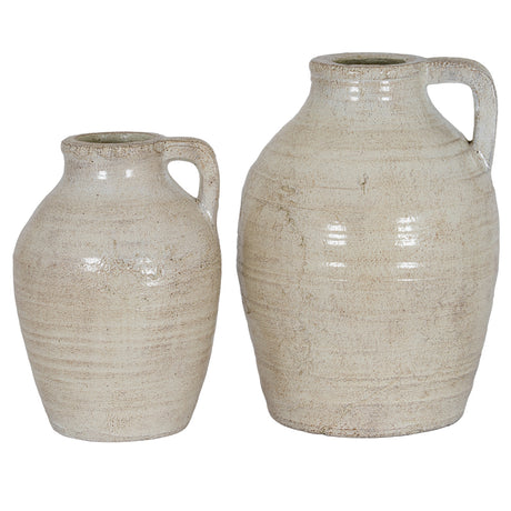 Tarn Medium Sculptural Jug in Oyster