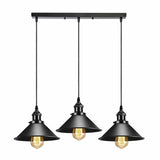 Kairo Cone Pendant Ceiling Light in Black