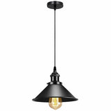 Kairo Cone Pendant Ceiling Light in Black