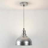 Alviero Ceiling Pendant Light in Brushed Silver