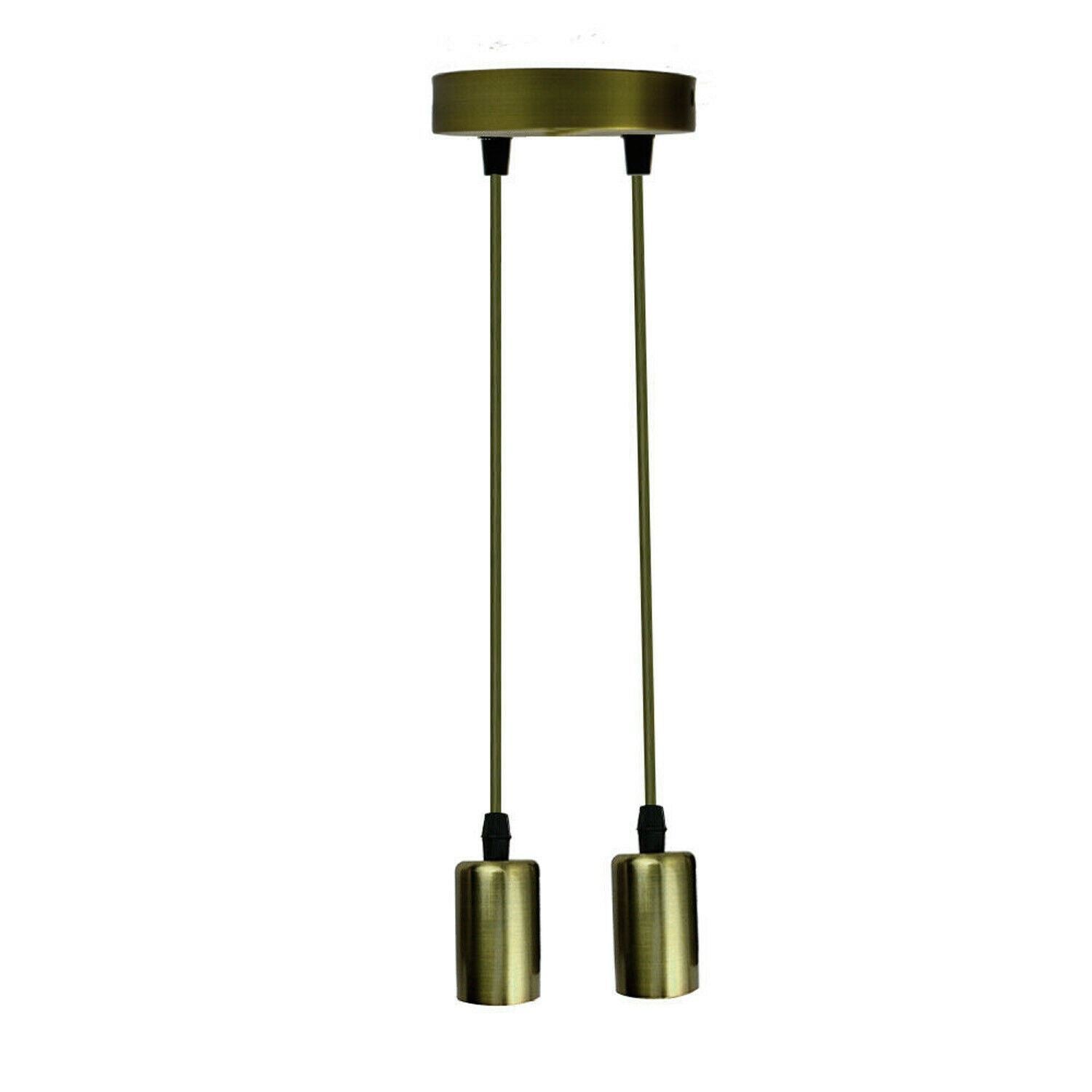 Aura Pendant Ceiling Light in Green Brass