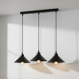 Auric Trio Pendant Ceiling Light in Black