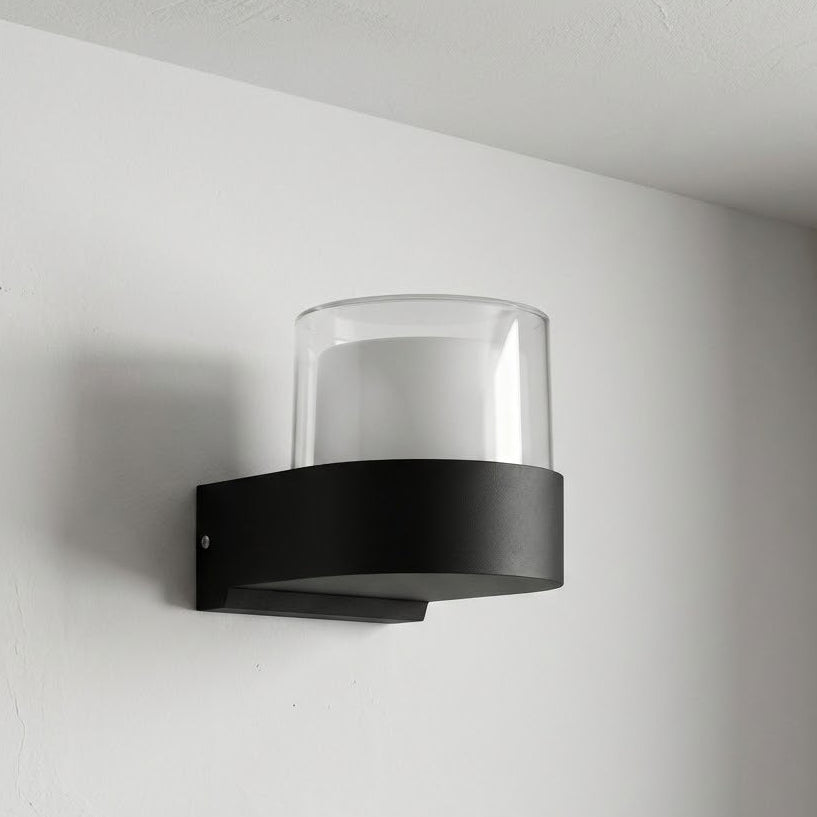 Aveline Outdoor Wall Light in Black