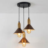 Bree Pendant Ceiling Light Trio in Brushed Copper