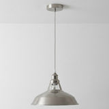 Brenner Ceiling Pendant Light in Satin Nickel