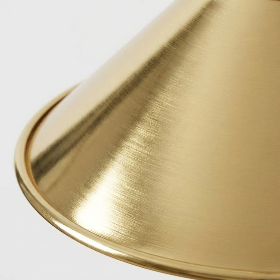 Bri Metal Ceiling Pendant Light in French Gold
