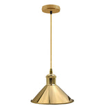 Bri Metal Ceiling Pendant Light in French Gold