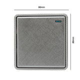 Brushed Chrome Screwless Light Switches & Sockets