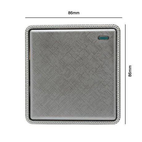 Brushed Chrome Screwless Light Switches & Sockets