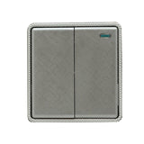 Brushed Chrome Screwless Light Switches & Sockets