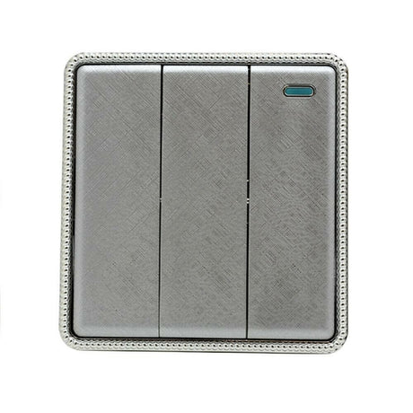 Brushed Chrome Screwless Light Switches & Sockets