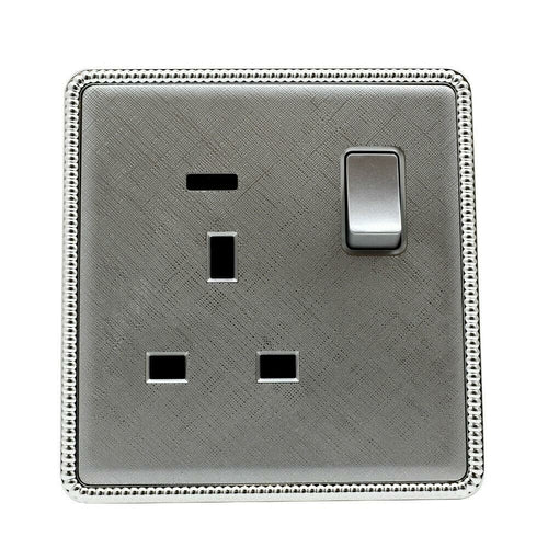 Brushed Chrome Screwless Light Switches & Sockets