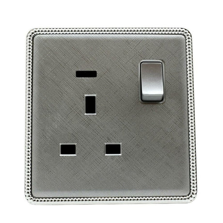 Brushed Chrome Screwless Light Switches & Sockets