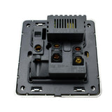 Brushed Chrome Screwless Light Switches & Sockets