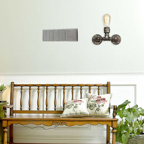 Brushed Chrome Screwless Light Switches & Sockets