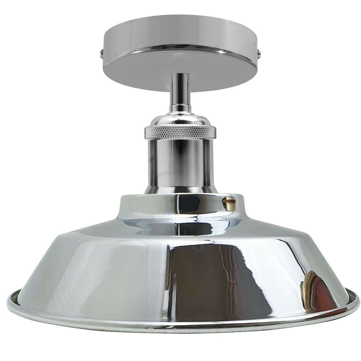 Halo Large Ceiling Lamp Shade in Silver